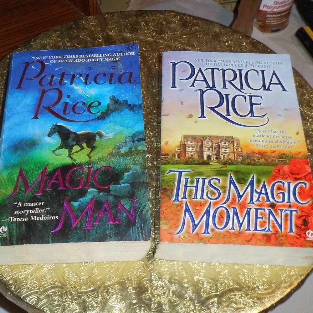 Books - (set/2) -  "Magic Man"  & "This Magic Moment"